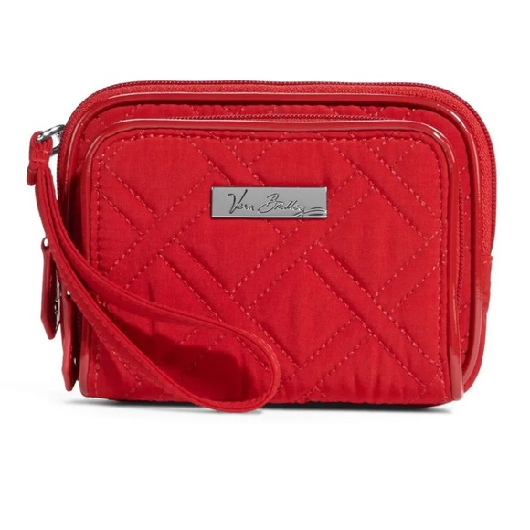 Vera Bradley-On the square wristlet-Tango Red - Picture 1 of 3